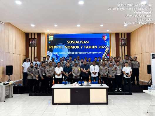 Bidpropam Polda Metro Jaya Gelar Pembinaan Etika Profesi Polri di Polres Metro Depok
