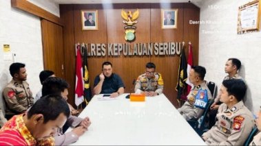 Bidpropam Polda Metro Jaya Sosialisasi Larangan Gaya Hidup Hedon dan Optimalisasi Whistle Blower di Polres Kepulauan Seribu