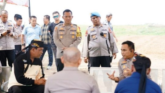Wakapolda Metro Jaya Cek Ketahanan Pangan di Bekasi, Lahan 25 Hektare Siap Ditanami Jagung