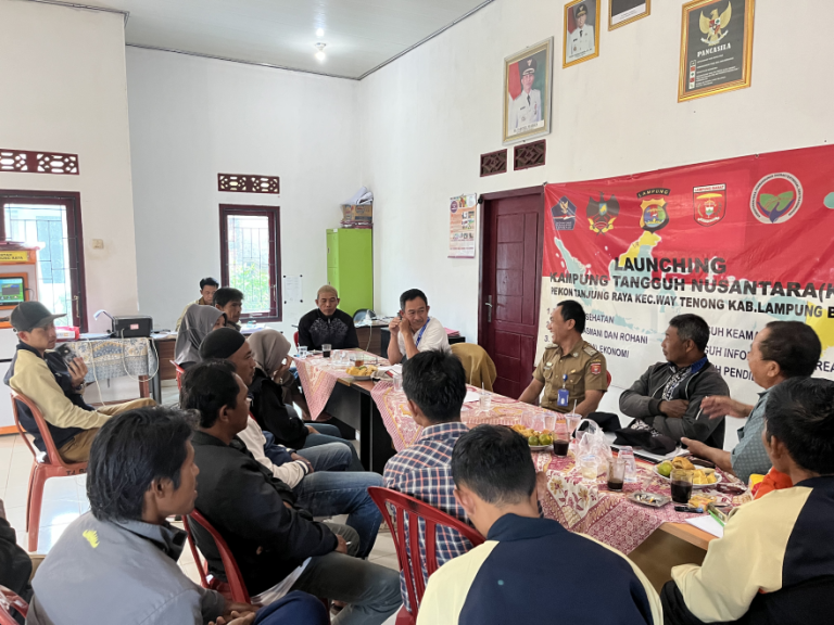 Musyawarah BUMDes Pengelolaan Ketahanan Pangan Hewani dan Nabati Pekon Tanjung Raya,