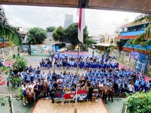 Densus 88 Antiteror Polri Sambangi SMAN 40 Jakarta, Edukasi Pelajar Cegah Radikalisasi dan Kekerasan Anak