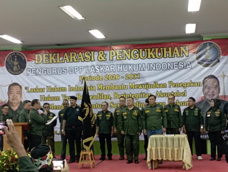 Deklarasi dan Pengukuhan Pengurus DPP Laskar Hukum Indonesia Resmi Digelar di Jakarta Utara