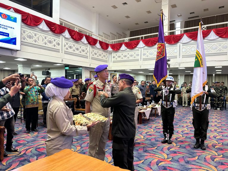 AKBP Vicky Dzulkarnain Dilantik Sebagai Komando Resimen Mahasiswa Raden Intan Masa Bhakti 2025-2028
