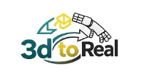 Logo 3D To Real Studio melayani jasa 3D printing di Depok 