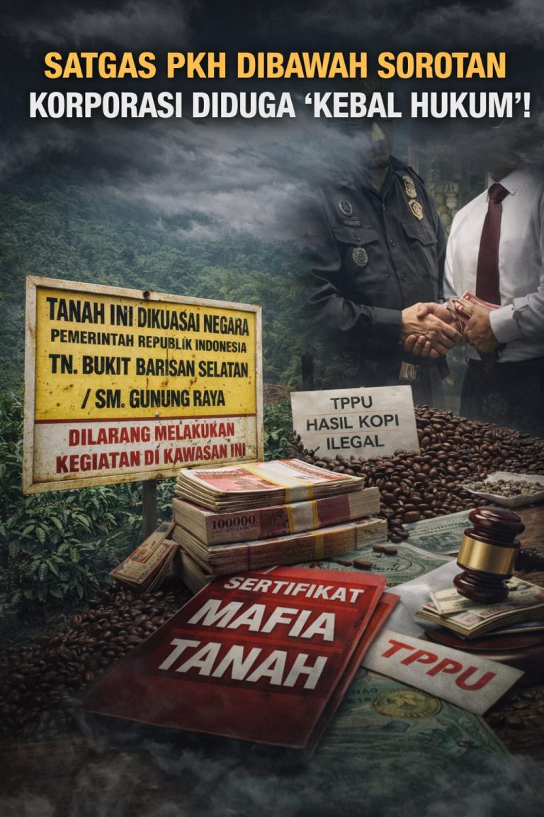 PRESIDEN PRABOWO DIDESAK TURUN TANGAN: SATGAS PKH DISOROT TAJAM, KORPORASI DIDUGA “KEBAL HUKUM”, PENERTIBAN DINILAI TEBANG PILIH
