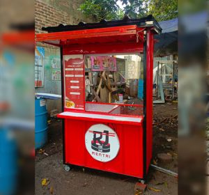 Booth Container Ruang Warna Inrerior Minimalis