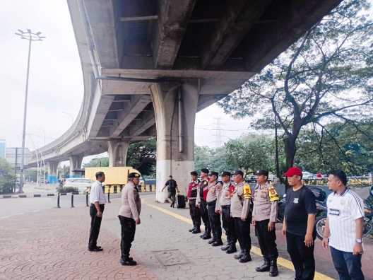 Polisi Gelar Penyekatan di Koja, Antisipasi Aksi Unjuk Rasa Mahasiswa