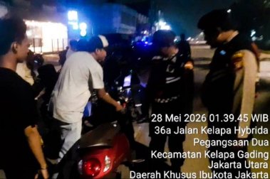 Polsek Kelapa Gading Tingkatkan Patroli Malam, Tiga Motor Tanpa Surat Diamankan