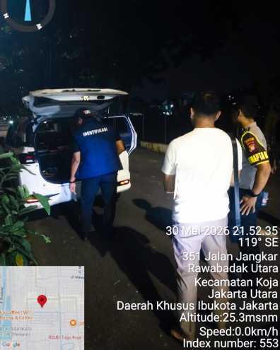 Respon Cepat 110, Polres Metro Jakarta Utara Tindak Lanjuti Laporan Pencurian Komponen Mobil di Koja