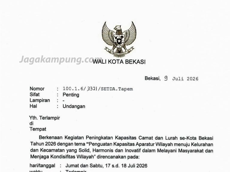 Lagi! Saat Efisiensi dan WFH Berlaku, Pemkot Bekasi Gelar Agenda ke Bogor