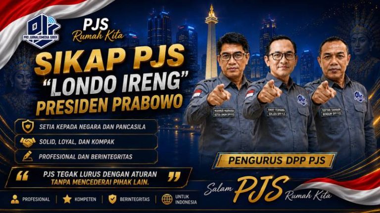 DPP PJS Kritik Pernyataan Presiden – RI Terkait Pernyataan Sebutkan Awak Pers Londo Ireng