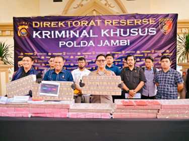 Ditreskrimsus Polda Jambi Ungkap Pembobolan Bank Jambi Rp144,82 Miliar, Tiga Tersangka Diamankan