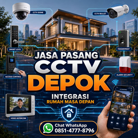 Jasa Pasang CCTV Depok Kini Bertransformasi Menjadi Sistem Keamanan Rumah Masa Depan