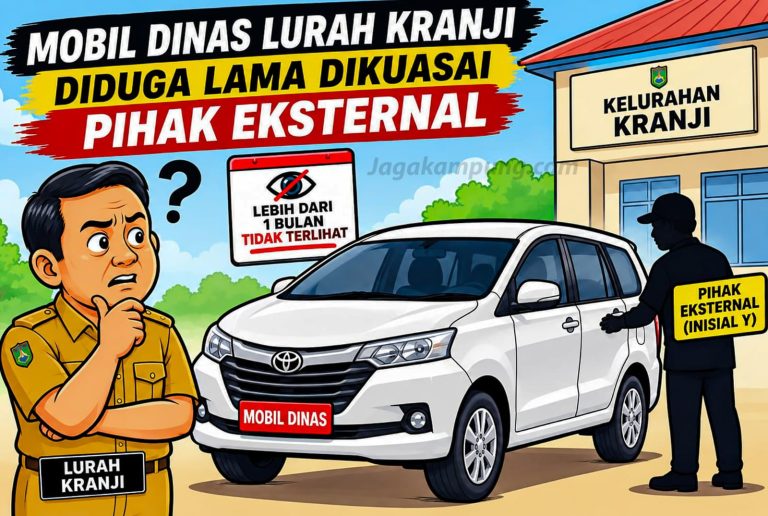 Mobil Dinas Lurah Kranji Diduga Lama Dikuasai Pihak Eksternal