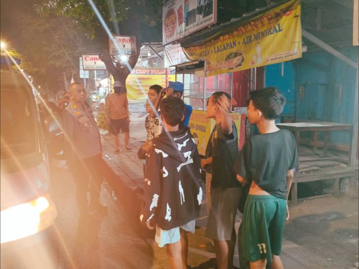 Polsek Koja Perketat Patroli Dini Hari, Sasar Titik Rawan Tawuran dan Balap Liar