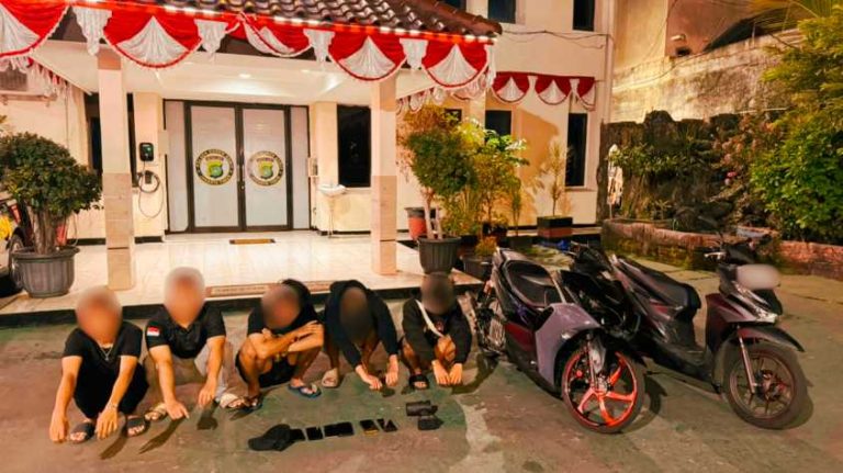 Brimob Polda Metro Jaya Amankan 5 Pemuda Diduga Hendak Balap Liar di Duren Sawit