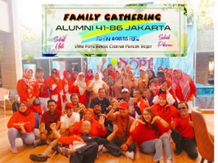 Pererat Silaturahmi, Alumni SMAN 41 Angkatan 1986 Gelar Family Gathering di Cisarua, Bambang Supriadi Terpilih sebagai Ketua Alumni
